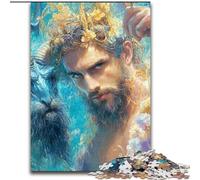 1000 Piece Jigsaw Puzzle Jesus Made of cardboard, Fun Activity for at Home size 38x26CM DIY Decoration Brain Challenging