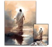 1000 Piece Jigsaw Puzzle JesusChallenging Puzzles Challenging Brain Teaser for Teenagers Family Fun Interactive Game 1000 PCS(38x26cm)