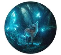 1000 Piece Jigsaw Puzzle Jungle Dreams 1000 Piece Round Jigsaw Puzzles for Adults Perfect for Teenagers & Home Decor 67.5x67.5cm