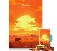 1000 Piece Jigsaw Puzzle Kruger National Park Exact Cut Play Smart Brain Toy Relax Time Game Christmas Art Display (38x52cm)
