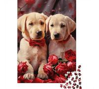 1000 Piece Jigsaw Puzzle, Labs in Love, 70x50cm/1000pcs, for Adults, Indoor Puzzle Activity, Weekend Downtime And Time at Home