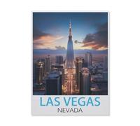 1000 Piece Jigsaw Puzzle，Las Vegas Nevada，Adults Children Paper Toy Educational Game（26x38cm）-FK46