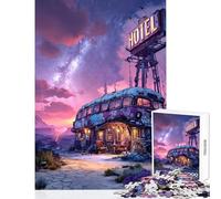 1000 Piece Jigsaw Puzzle Last Ride Inn Educational Games Perfect Decoration Toy Wall Decor with Matching Poster And Trivia Sheet (38x26cm)