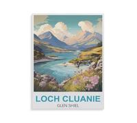 1000 Piece Jigsaw Puzzle,Loch Cluanie Glen Shiel,Adults Children Paper Toy Educational Game(38x26cm)-GS64
