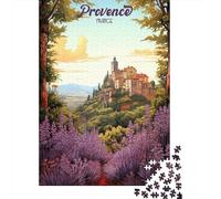 1000 Piece Jigsaw Puzzle, Lovely Provence France, 52x38cm/1000pcs | For rainy days at home: Adult jigsaw puzzle with 1000 pieces creates a longer, more absorbing puzzle session.