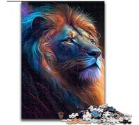 1000 Piece Jigsaw Puzzle Magic Lion cardboard Jigsaw Puzzles for Adults size 26x38cm Perfect for Family Fun, Party Games, Birthday Party Favors