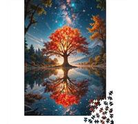 1000 Piece Jigsaw Puzzle, Magical Forest Reflections, 52x38cm/1000pcs, for Adults, Gift for Puzzle Lovers, Family Activity And Time at Home