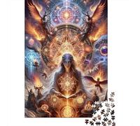1000 Piece Jigsaw Puzzle, Magickal Enlightenment Art Print, 38x26cm/1000pcs, for Adults, Thoughtful Gift Idea, Winter Home Activity And Time at Home