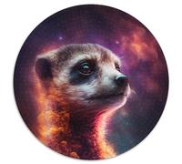 1000 Piece Jigsaw Puzzle Meerkat Cloud Jigsaw Puzzles for Adults Family Interactive Game, Craft Gift with Colorful Artwork 1000pcs (67.5x67.5cm)