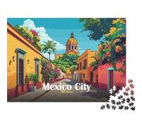 1000 Piece Jigsaw Puzzle, Mexico City Street Art, 52x38cm/1000pcs