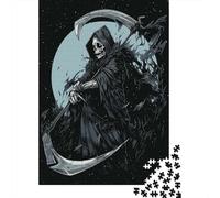 1000 Piece Jigsaw Puzzle, Midnight Reaper, 38x26cm/1000pcs, for Adults, Shared Puzzle Activity, Quiet Home Time And Time Together