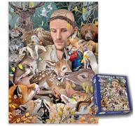 1000 Piece Jigsaw Puzzle Mike Jupp’s Brothers and Sisters - Stunning Wildlife Art Featuring St. Francis of Assisi, Perfect for Nature and Puzzle Lovers