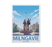 1000 Piece Jigsaw Puzzle，Milngavie Scotland Vintage Travel Poster，Adults Children Paper Toy Educational Game（50x70CM）-DB25