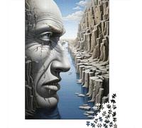 1000 Piece Jigsaw Puzzle, Mind-Bending Optical Illusion Artwork, 70x50cm/1000pcs, for Adults, Winter Indoor Activity, Home Relaxation And Cosy Evenings