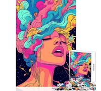 1000 Piece Jigsaw Puzzle Mind Blown Educational Games Precision Cutting Anti-Stress Toys Birthday Present,Travel Gifts, (38x26cm)