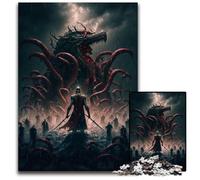 1000-Piece Jigsaw Puzzle Monster Invasion Jigsaw Puzzles for Adults for Mother'S Day, Birthdays, Christmas 50x75CM/19.68x29.52inch