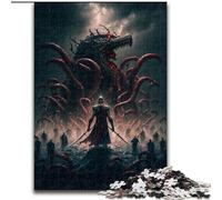 1000 Piece Jigsaw Puzzle Monster Invasion Wooden Jigsaw Puzzles for Adults for Birthdays, Holidays & Home Decor (Size 50x75cm)