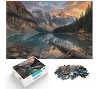 1000 Piece Jigsaw Puzzle, Moraine Lake Reflection, 1000pcs (75x50cm) | For adult puzzle fans at Christmas, this adult jigsaw puzzle with 1000 pieces offers for the Christmas break.