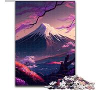 1000 Piece Jigsaw Puzzle Mount Fuji, Japan Wooden Puzzles size 50x75cm Ideal for Teenagers & Collectors, Travel Gift, Family Activity