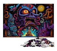 1000 Piece Jigsaw Puzzle Multi Dimensional Being Puzzle for Adults Wooden Jigsaw Puzzles Challenging Game 1000 PCS(75x50cm)