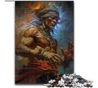 1000-Piece Jigsaw Puzzle Native American Shaman cardboard Jigsaw Puzzles for Adults size 26x38cm for Birthdays And Holidays