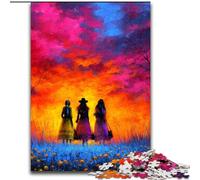 1000-Piece Jigsaw Puzzle Native American Woman 1000 Pieces Puzzles for Adults Making It A Great Gift for Family Fun (size 26x38cm)