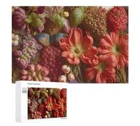 1000 Piece Jigsaw Puzzle, Nature's Palette A Vibrant Floral Arrangemen
