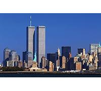 1000-Piece Jigsaw Puzzle New York City Skyscraper World Trade Center Twin Towers 52x38cm