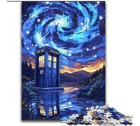 1000-Piece Jigsaw Puzzle Night Sky Gate Challenging Puzzles 26X38CM Educational Activity for Cognitive Skills Cognitive Skill Improvement