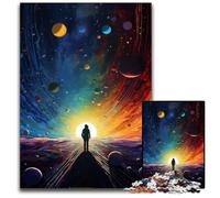 1000 Piece Jigsaw Puzzle Night View Under The Starry Sky Impossible Jigsaw Puzzles for Adults Home Activity for Holidays Birthdays And Family Game Nights 1000 PCS(75x50cm)