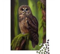 1000 Piece Jigsaw Puzzle, Northern Spotted Owl, 70x50cm/1000pcs, for Adults, Family Activity, Time Around The Table And Time Together