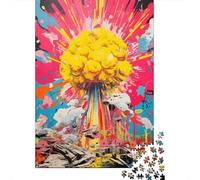 1000 Piece Jigsaw Puzzle, Nuclear Explosion, 38x26cm/1000pcs, for Adults, Idea, Family Activity And Quiet Winter Weekends