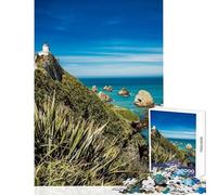 1000 Piece Jigsaw Puzzle Nugget Point Educational Games Precision Cutting Anti-Stress Toys Birthday Present,Travel Gifts, (50x75cm)