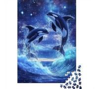 1000 Piece Jigsaw Puzzle, Orca Whale Killer Wave, 70x50cm/1000pcs, for Adults, Family Activity, Time Around The Table And Weekend Downtime
