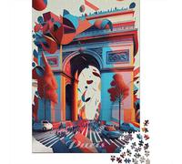 1000 Piece Jigsaw Puzzle, Paris Arc De Triomphe 2, 38x26cm/1000pcs, for Adults, Festive Gift Idea, Family Activity And Holiday Downtime