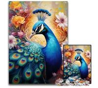 1000 Piece Jigsaw Puzzle Peacock cardboard Jigsaw Puzzles Relax & Challenge, Colorful Home Decor Art, for Friends 26X38CM/10.23x14.96inch