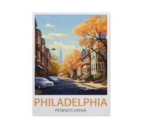 1000 Piece Jigsaw Puzzle,Philadelphia Pennsylvania,Adults Children Paper Toy Educational Game(50x70cm)-V88
