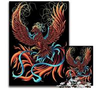 1000 Piece Jigsaw Puzzle Phoenix Bird Jigsaw Puzzles for Adults Challenging Brain Teaser Family Activity Home Decor 1000 PCS(38x26cm)