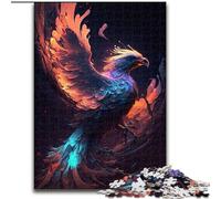 1000 Piece Jigsaw Puzzle Phoenix Bird Made of Wood, Perfect Home Or Office Decor, Ideal 50x75cm DIY Art Decor