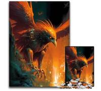 1000 Piece Jigsaw Puzzle Phoenix Elegant Jigsaw Puzzles for Adults Challenging Brain Teaser Family Activity Home Decor 1000 PCS(38x26cm)