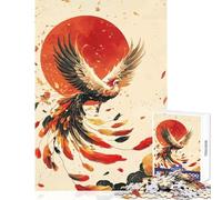 1000 Piece Jigsaw Puzzle Phoenix Rising Adult Jigsaw Puzzles Precision Cutting Wishlist with Santa Claus Beautiful Design Game (50x75cm)