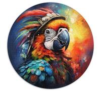 1000 Piece Jigsaw Puzzle Pirate Parrot Jigsaw Puzzles for Adults Family Interactive Game, Craft Gift with Colorful Artwork 1000pcs (67.5x67.5cm)