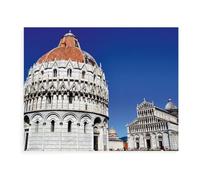 1000 Piece Jigsaw Puzzle，Pisa and the World's Most Famous Leaning Tower，Puzzle Unique Birthday And Xmas Gifts（38x26cm）-AX9