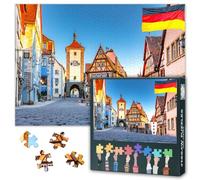 1000-Piece Jigsaw Puzzle Plönlein in Rothenburg ob der Tauber Medieval Town