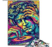 1000-Piece Jigsaw Puzzle Pop-art Michelangelos David Statue Puzzle Creative Family Game & Home Decor, for Teenagers (size 26x38cm)