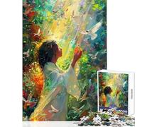 1000 Piece Jigsaw Puzzle Praise The Lord Painting Educational Games Perfect Decoration Toy Wall Decor with Matching Poster And Trivia Sheet (50x75cm)