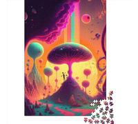 1000 Piece Jigsaw Puzzle Psychedelic56 Jigsaws Puzzles Wooden Puzzle Assembly Toy Family Interactive Game 1000pcs (75x50cm)
