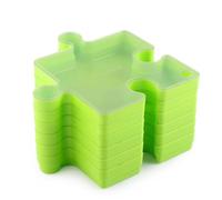1000 Piece Jigsaw Puzzle - Puzzle Storage Box, Puzzle Sorting Tray - Stackable Puzzle Sorting Tray with Lid - PU Shaped Sorting Tray