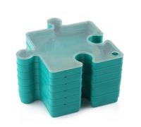 1000 Piece Jigsaw Puzzle - Puzzle Storage Box, Puzzle Sorting Tray - Stackable Puzzle Sorting Tray with Lid - PU Shaped Sorting Tray