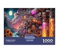 1000 Piece Jigsaw Puzzle + Roll-Up Felt Mat Storage Bundle - The Complete Portable Puzzle Solution for Families, Kids & Adults. Keep Your Masterpiece Safe And Organized.